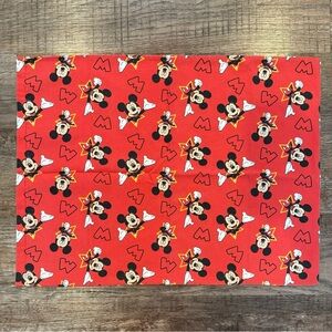 Handmade Disney Mickey Mouse Toddler Cotton Pillow Case 21.5 x 16